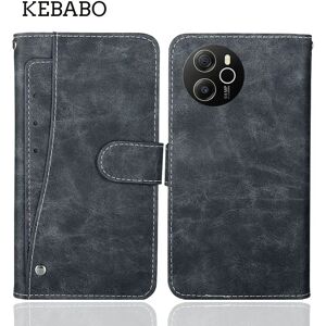 Kebabo Portefeuille en cuir Blackview Shlavabo 8, étui de téléphone personnalisé, style livre vintage,