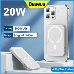 Baseus batterie externe magnétique 20W 10000mAh batterie sans fil Magsafe Powerbank chargeur