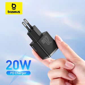 Baseus USB Type C chargeur 20W Portable USB C chargeur Support Type C PD charge rapide pour iPhone