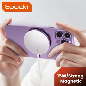 Toocki-Chargeur magnétique sans fil, charge rapide, chargeur de téléphone sans fil pour iPhone 15 14 Pro Max Mini, 15W