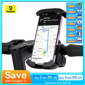 Baseus support de téléphone universel pour moto et vélo support de guidon support de téléphone de