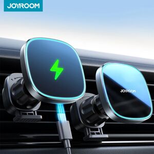 Joyroom Chargeur de voiture magnétique 15W Chargeur de voiture sans fil Mains libres Air Vent Support de téléphone magnétique pour iPhone 16 15 JR-ZS388