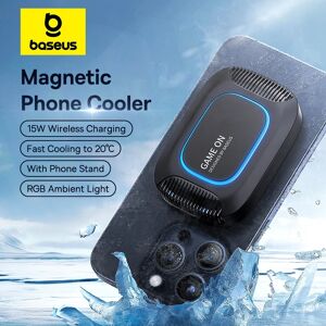 Baseus – refroidisseur de téléphone magnétique avec chargement sans fil 15W, radiateur de jeu pour