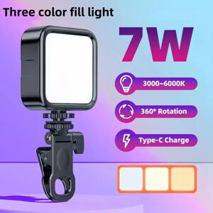 Maerknon Lampe LED Portable pour Selfie, pour iPhone, Samsung, iPad, téléphone Portable, Clip pour ordinateur