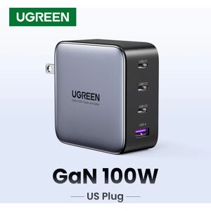 UGREEN – chargeur USB Type C PD 100W 65W, prise US GaN, Charge rapide pour tablette, Macbook, iPhone, Xiaomi, iPhone 13