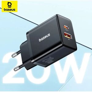Baseus 20W PD chargeur Charge rapide QC4.0 QC3.0 USB Type C chargeur pour iPhone 15 14 13 12 11