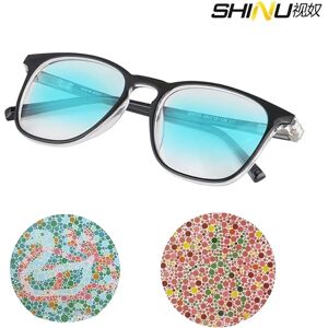 SHINU-Lunettes aveugles pour hommes, document de marque, lunettes daltoniennes, rouge, vert