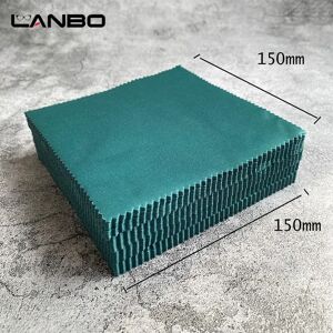 Aucun 100 pièces 150x150MM vert lunettes nettoyant microfibre chiffon de nettoyage pour lentille téléphone