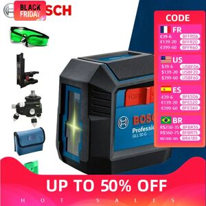 Bosch GLL50G niveau Laser haute précision niveau Laser Vertical Horizontal pour la décoration de la