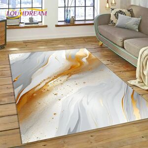LOUSIDREAM REPLCORE-Tapis Luxueux en Marbre, Bleu, Vert, Or, pour la Maison, Salon, Chambre à Coucher, Canapé, Décor de Porte, Polymères Non ALD