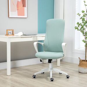 Vinsetto Chaise de Bureau Pivotante Hauteur Réglable 62X56X110-119,5 cm Vert