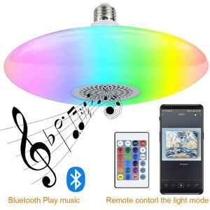 Ligghig 30W LED Dimmable musique plafonnier éclairage à la maison télécommande APP haut-parleur Bluetooth pour la maison Bluetooth haut-parleur plafonnier