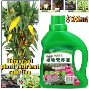 Aucun Solution nutritive pour plantes hydroponiques, engrais pour fleurs de bambou, en pot, concentré vert, graines follares, 500ML