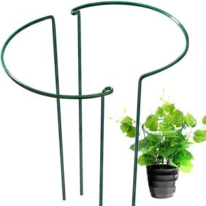 Aucun Piquets de Support pour Plantes de Jardin, Cages et Supports de Pivoine d'Nik, Plante Verte, Bordure