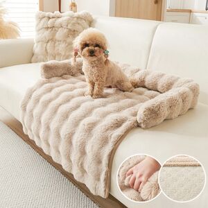 Aucun Tapis de lit en peluche super doux pour animaux de compagnie, couverture chaude d'hiver, coussin en polymères pour petits chiens, oreiller cervical en peluche, accent de chat, voyage et intérieur, 1PC