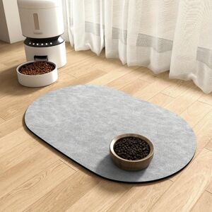 Aucun Tapis d'alimentation en diatomées à séchage rapide pour animaux de compagnie, absorbant, antidérapant, facile à nettoyer, pour la maison, pour chat et chien