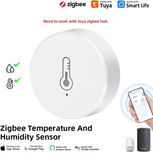 Other Mini capteur de température et d'humidité Tuya Zigequation, maison intelligente, moniteur à distance