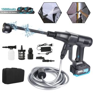 Aucun Makita-Nettoyeur Haute Pression Sans Fil 6 en 1, 200Bar, 3 Vitesses, Outil de Ménage, Voiture, Jardin, Livres, pour Batterie 18V