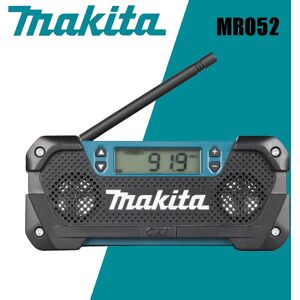 Makita-Radio sans fil portable, lecteur articulation ion, haut-parleurs stéréo, 12V, 2x36mm, 2.0W,