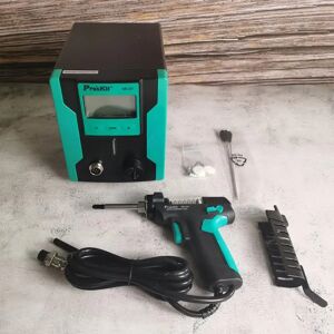 Aucun 110 V/220 V Pro'skit SS-331H ESD LCD pompe à dessouder électrique numérique BGA dessoudage aspiration vide soudure ventouse pistolet 90 W