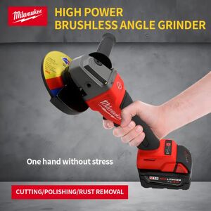 Milwaukee 18v lithium sans brosse haute puissance meuleuse d'angle sans brosse 125mm/150mm haute
