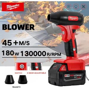 Milwaukee sans balais 130000 Mini ventilateurs Turbo électriques, ventilateur à Jet, haute vitesse,