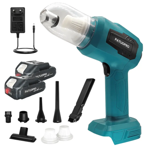 PATUOPRO Makita-Mini aspirateur de voiture sans fil, 2 en 1, portable, auto, canapé, livres, outil pour la
