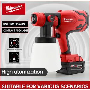 Milwaukee pistolet de pulvérisation électrique 800ML pulvérisateur de peinture sans fil outils haute