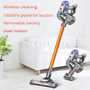 PLOOY Aspirateur à main sans fil 10kPa 150W puissant double moteur LED balayeuse électrique sans fil