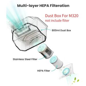 Boîte à poussière Lefant pour robot aspirateur M320 /M310