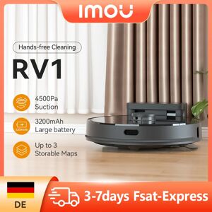 IMOU RV1 Robot aspirateur auto-vide Robot balayeuse 4500Pa aspiration automatique intelligente nettoyage Machine sans fil