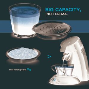 i Cafilas Capsule senseo réutilisables en acier inoxydable, bouchons pour machine à café Philips Senseo, filtre à café ICafilas