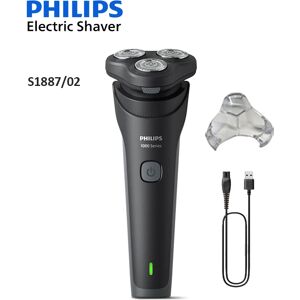 Philips S1886/1887 rasoir électrique debout Charge USB lame de coupe électrique en acier inoxydable rasoir Triple tête flottante tondeuse à barbe