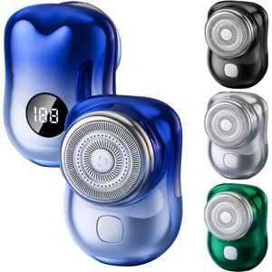 Cosinion Mini rasoir électrique de voyage pour hommes, format de poche, lavable, Rechargeable, Portable, indolore, sans fil, couteau pour le visage et la barbe