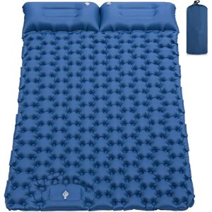 Aucun Camping Air mat Double coussin de couchage tapis d'air gonflable avec oreiller matelas d'air Nature randonnée imperméable pliant tapis de couchage