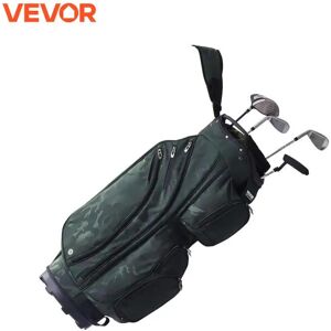 Aucun VEVOR Sac de Golf 91 cm, Sac Chariot pour Clubs de Golf avec Séparateur de 14 Compartiments et 11 Poches, Organisateur sur Roulettes Durable en Nylon, avec Poignées et Bretelle Amovible, Vert Armée
