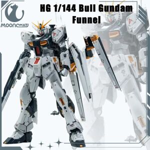 Bandai HG 1/144 Bull Gundam entonnoir Figurine d'anime avec canon flottant Figurine d'action Mobile modèle ABS modèle d'assemblage Mecha Robot jouet cadeaux