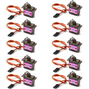 2/4/5/10/20 pièces MG90S tout engrenage métallique 9g Servo SG90 version améliorée pour hélicoptère Rc avion bateau voiture MG90 9G Trex 450 RC Robot