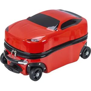 DOUBLE TRAVELLER Boîte de voyage en forme de voiture de dessin animé 3D pour hommes et femmes, bagages pour enfants, valise pour bébé, 18 ", nouveau
