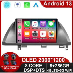 Aucun Autoradio Android 13 Auto Edition, Limitation, Lecteur Vidéo, Unité Principale, 5G, WiFi, Bluetooth,