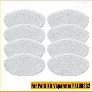 Aucun Tampons de vadrouille pour aspirateur à vapeur Polti Kit Vaporetto PAEU0332, tampons de vadrouille en Microfibre, chiffons de vadrouille lavables, accessoires de remplacement