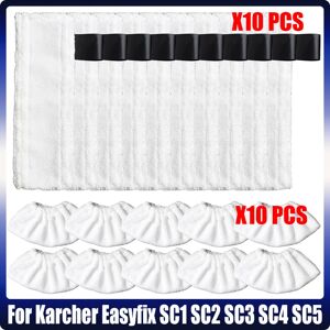 Aucun Remplacement nettoyeur vapeur vadrouille de sol tissu couverture chiffons pour Karcher Easyfix SC1 SC2 SC3 SC4 SC5 aspirateur vadrouille tampons pièces de rechange