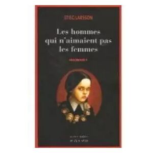 Actes Sud Les hommes qui n'aimaient pas les femmes - LARSSON STIEG