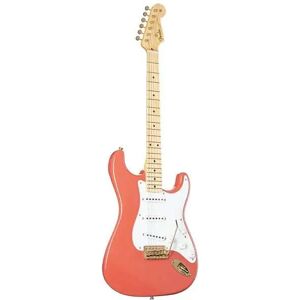 Fender 1955 Stratocaster DLX Closet Classic Faded Aged Fiesta Red