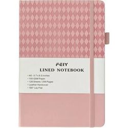INF Cahier Simple A5 avec Sangle Rose