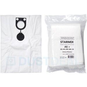 Starmix ISP iPulse ARDL-1635 EWS Sacs d'aspirateur Microfibres (5 sacs)