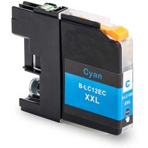 Compatible Brother mfc J6925DW, Cartouche d'encre Brother LC12E - Cyan