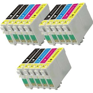 Compatible Epson SX 525WD, Pack cartouches Epson C13T12954010 - 4 couleurs