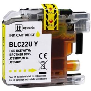 Compatible Brother dcp J785DW, Cartouche d'encre Brother LC22U - Jaune