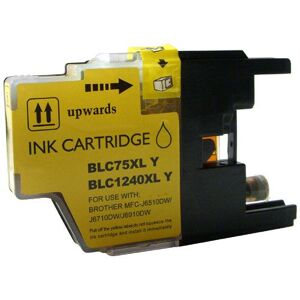 Compatible Brother mfc J825DW, Cartouche d'encre Brother LC1240 - Jaune
